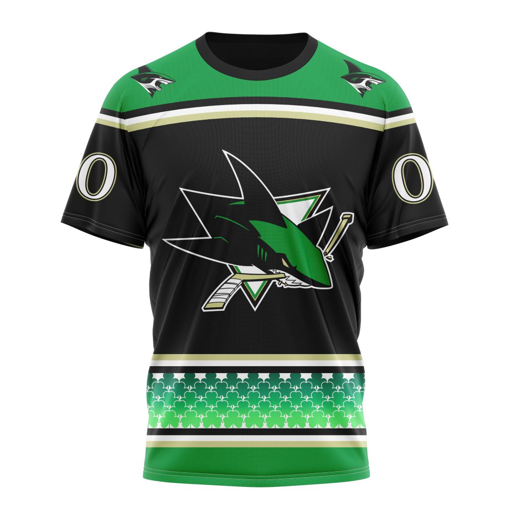 T-shirt San Jose Sharks | Specialized Hockey Celebrate St Patrick's Day V0122