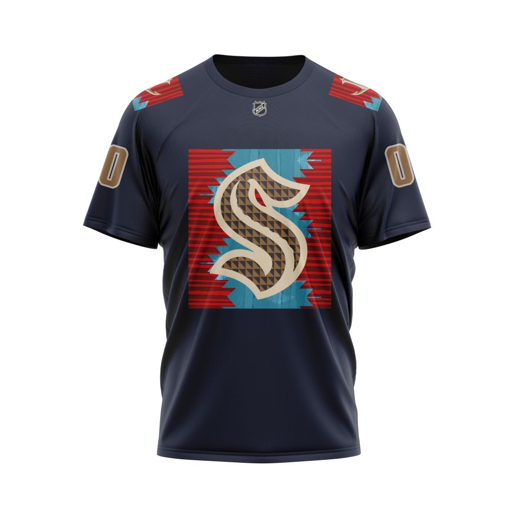 T-shirt Seattle Kraken Indigenous People Night | Personalized NameNumber V22