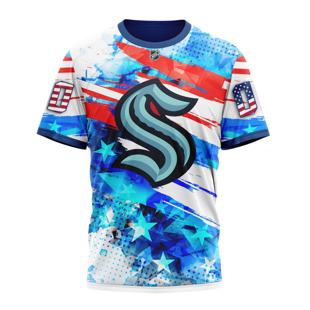 T-shirt Seattle Kraken | Special Concept For Independence Day ST2201