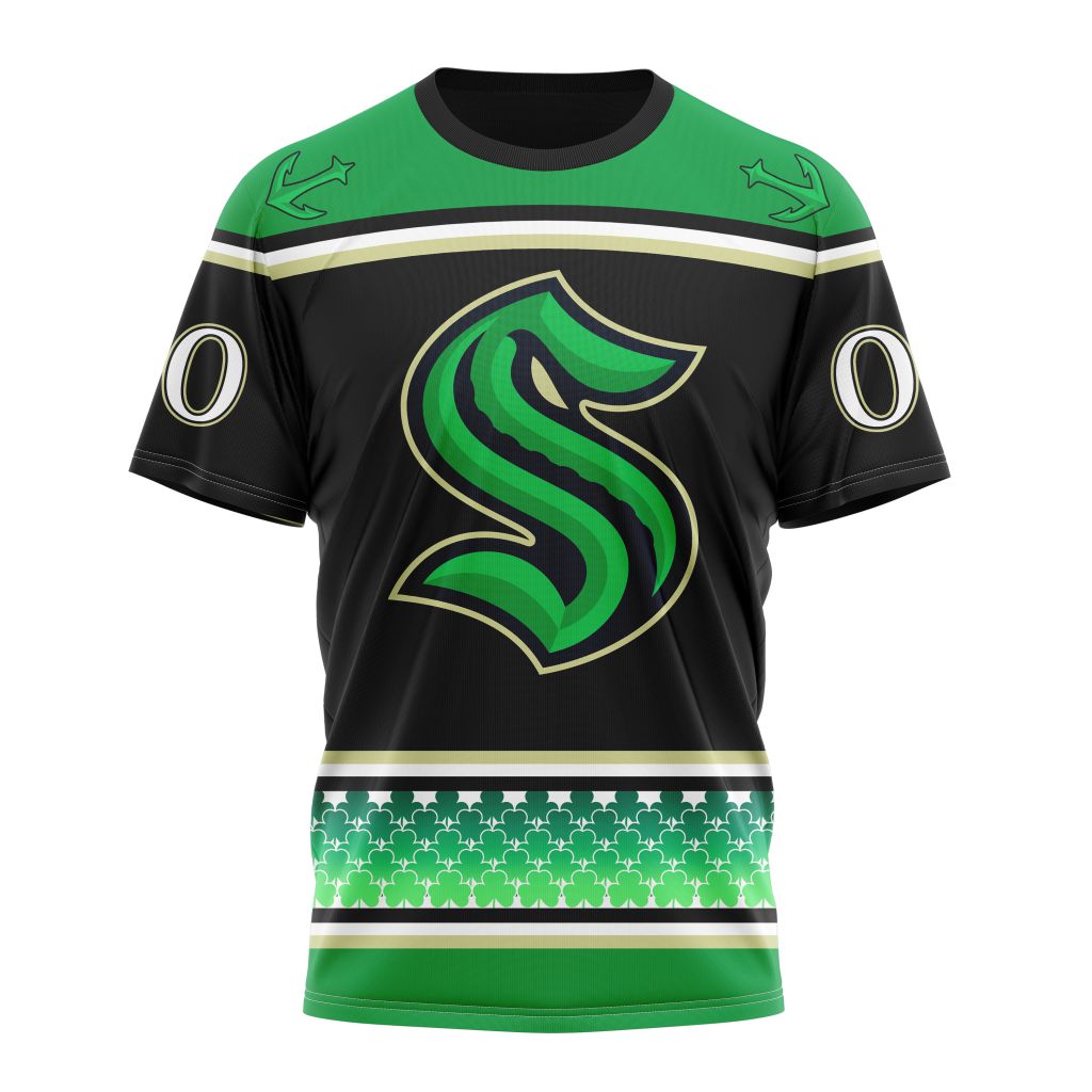 T-shirt Seattle Kraken | Specialized Hockey Celebrate St Patrick's Day V0122