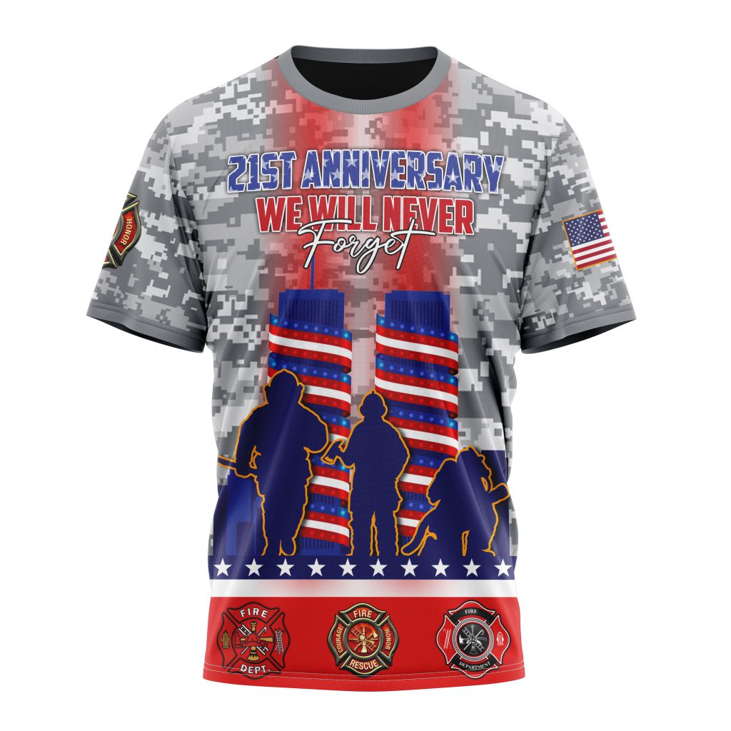 T-shirt Specialized Kits To Honor Patriot Day We Will Never Forget