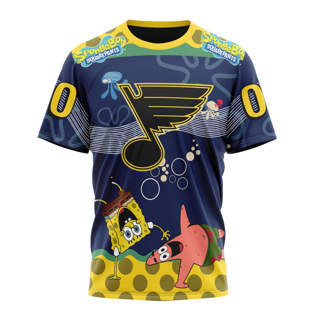 T-shirt St. Louis Blues | Specialized Jersey With SpongeBob