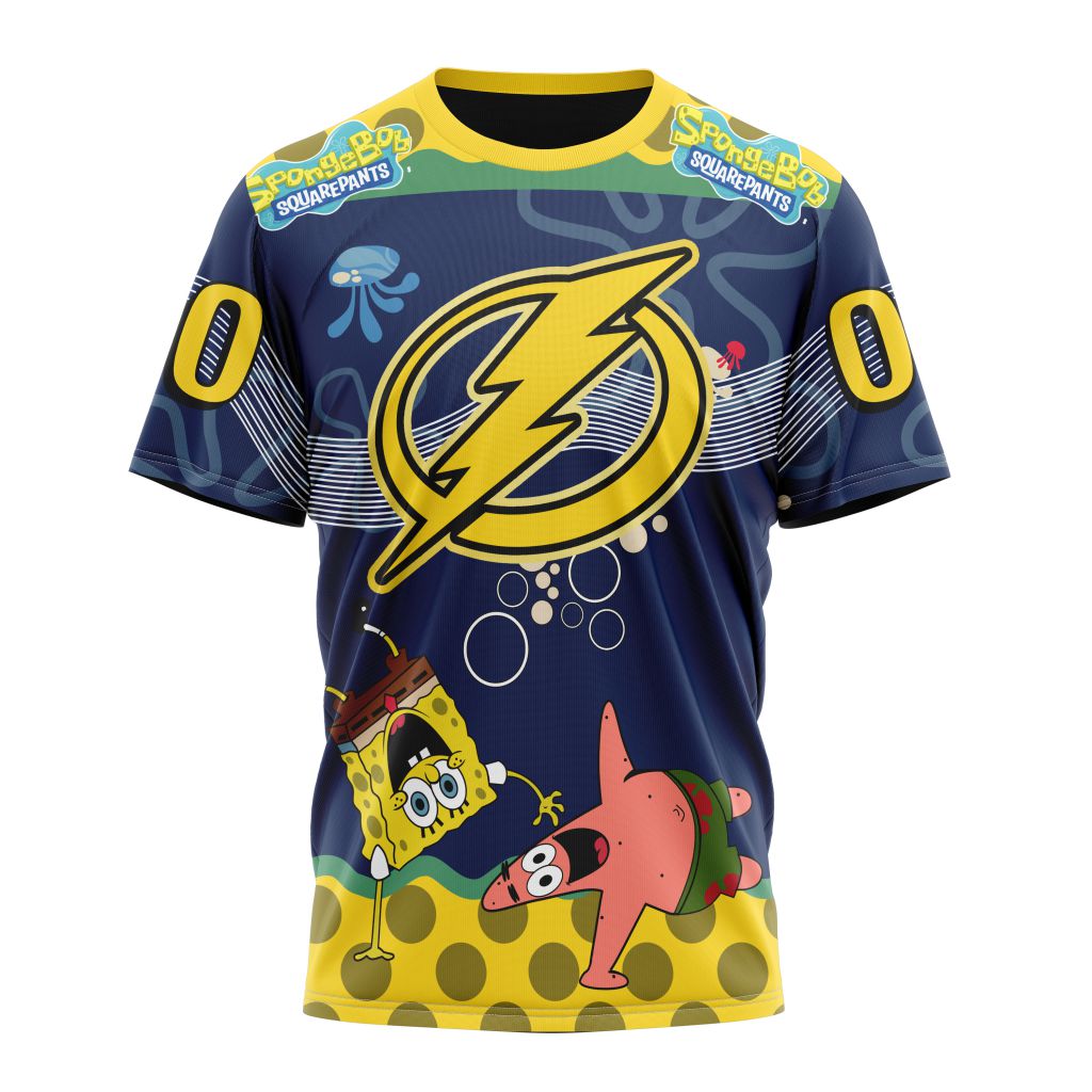 T-shirt Tampa Bay Lightning | Specialized Jersey With SpongeBob