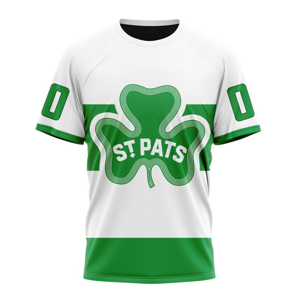 T-shirt Toronto Maple Leafs Personalized 2025 St Pats Kits