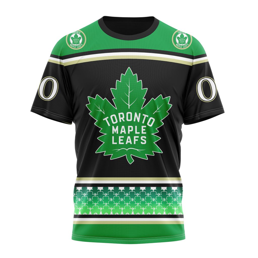 T-shirt Toronto Maple Leafs Specialized Hockey Celebrate St Patrick's Day V0122