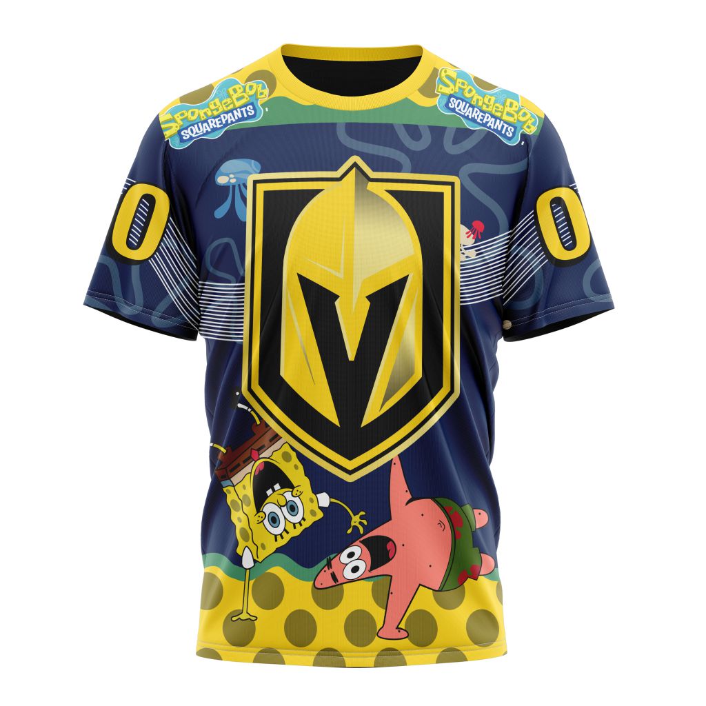 T-shirt Vegas Golden Knights | Specialized Jersey With SpongeBob