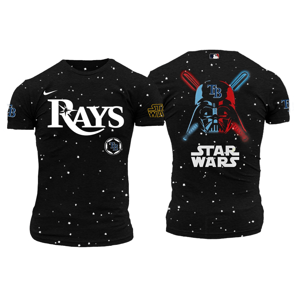Tampa Bay Rays MLB x Star Wars 2025 Shirt Tampa Bay Rays Merch Gifts For Fathers Day From Wife