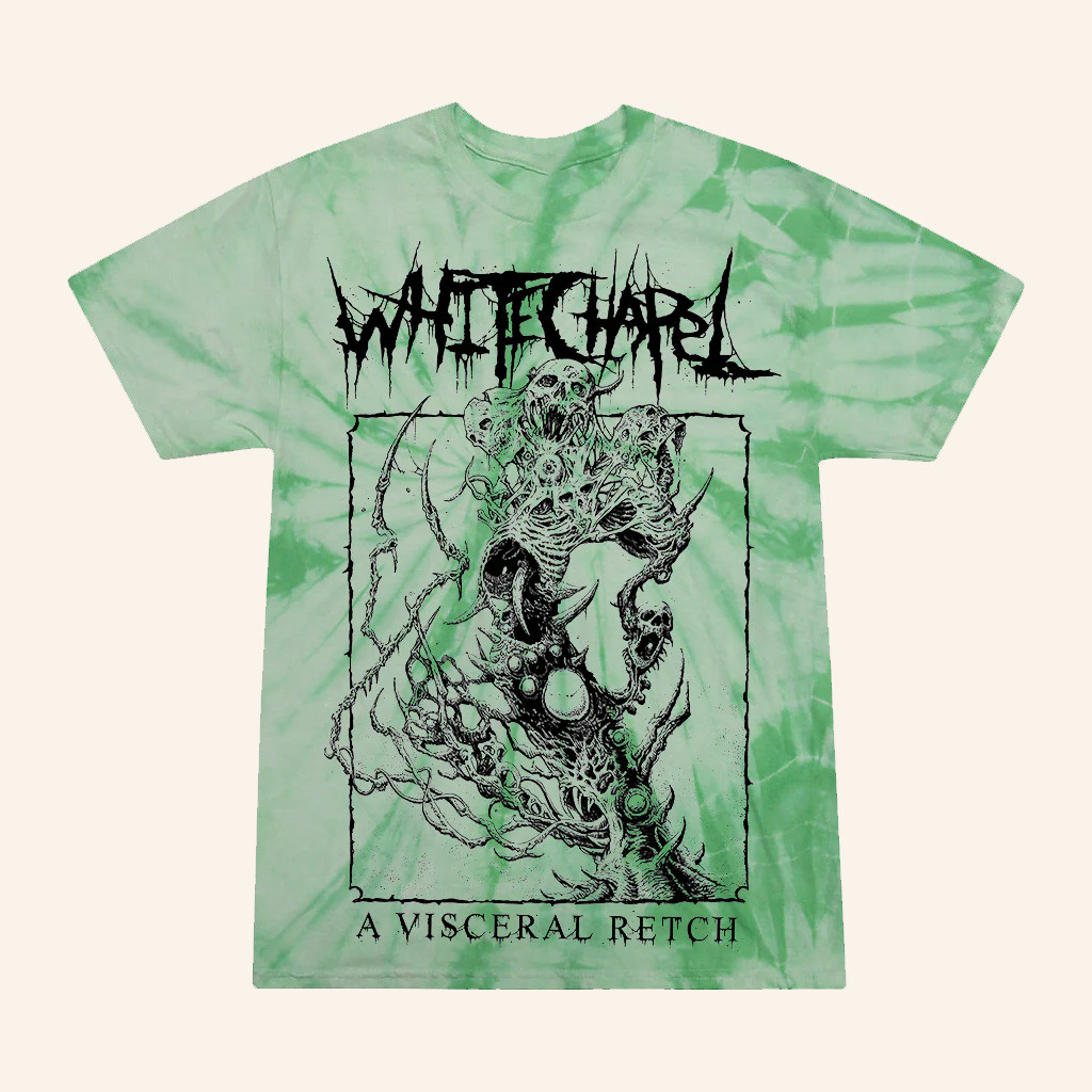 Whitechapel Merch A Visceral Retch Spider Mint T-Shirt Gifts For Besties