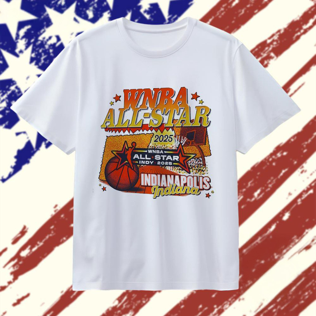 WNBA All Star Indy 2025 Indianapolis Indiana T-Shirt Gifts For Basketball Fan