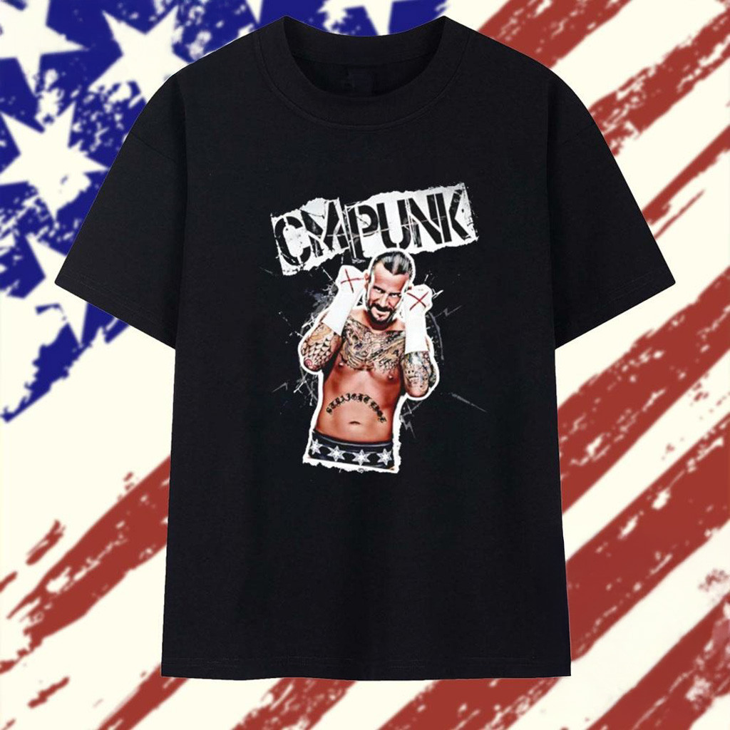 WWE Cm Punk Grunge T-Shirt Best Gifts For Boyfriend