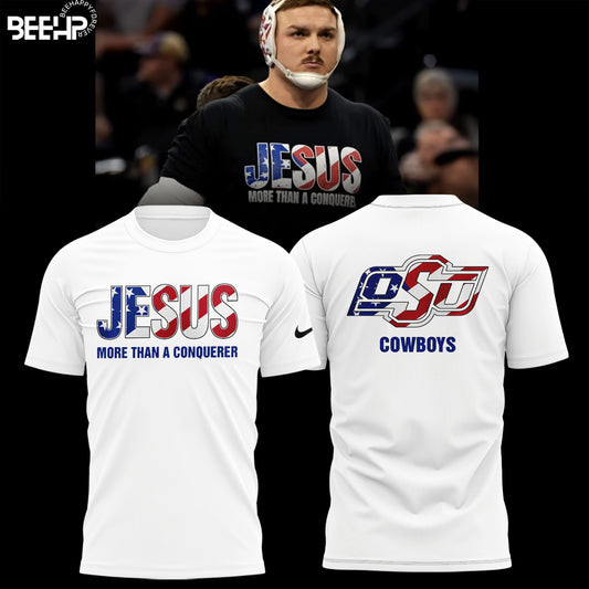 Wyatt Hendrickson Jesus More Than A Conquerer Shirt Gifts For Husband