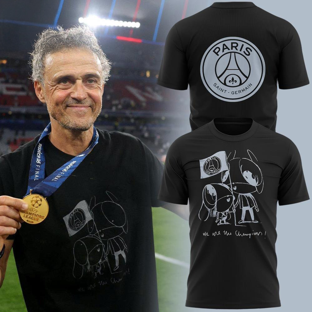 Xana We Are The Champions PSG Limited Edition T-Shirt Paris Saint Germain Merch Gifts For Dad