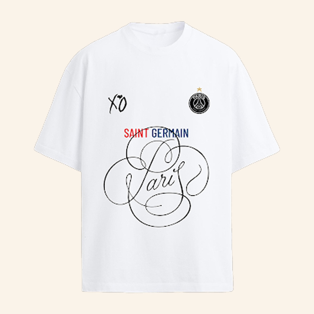 Xo Merch Psg X Xo White T-Shirt Gifts For Best Friends