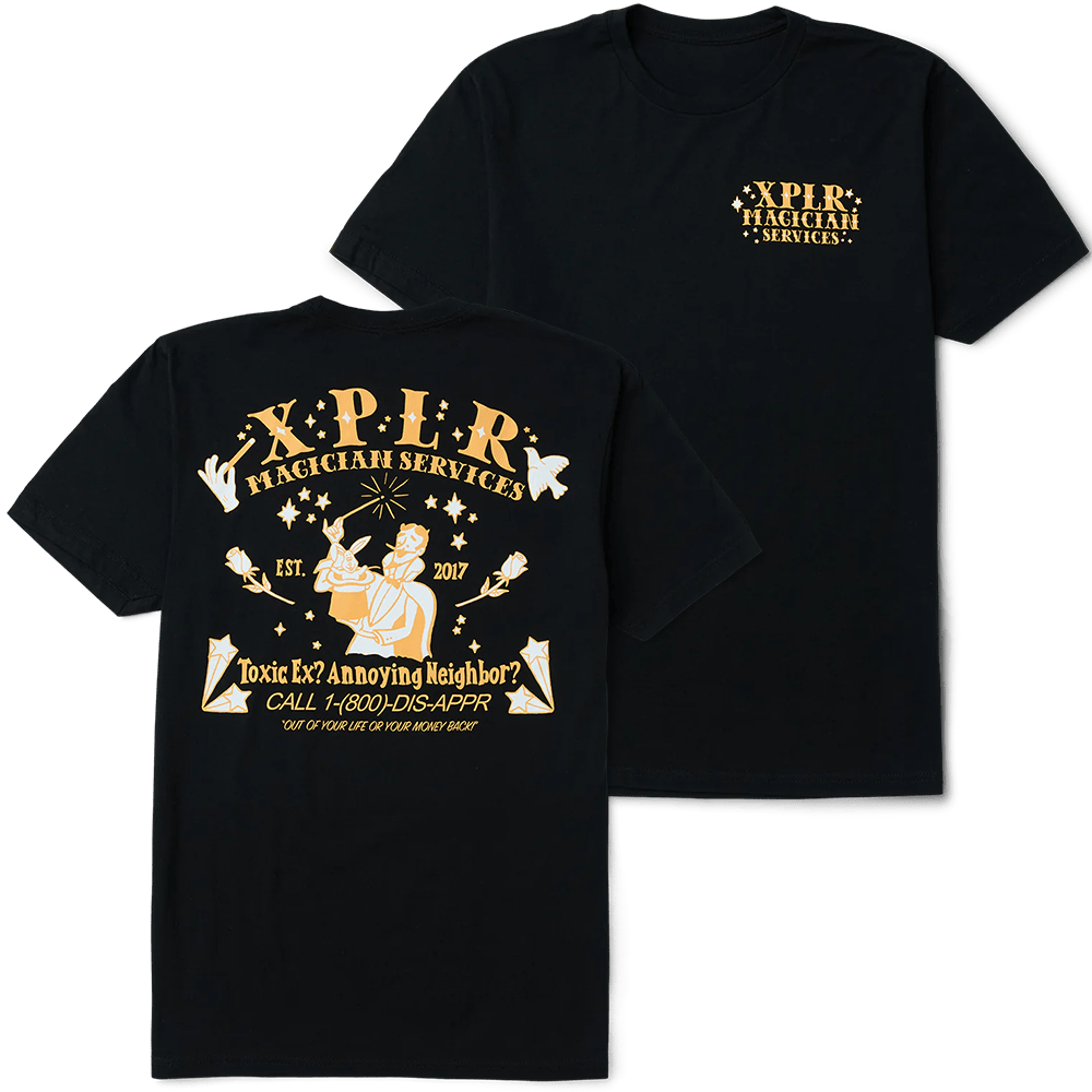 XPLR Merch Sam And Colby XPLR Magician Services T-Shirt Father'sDay Present Ideas