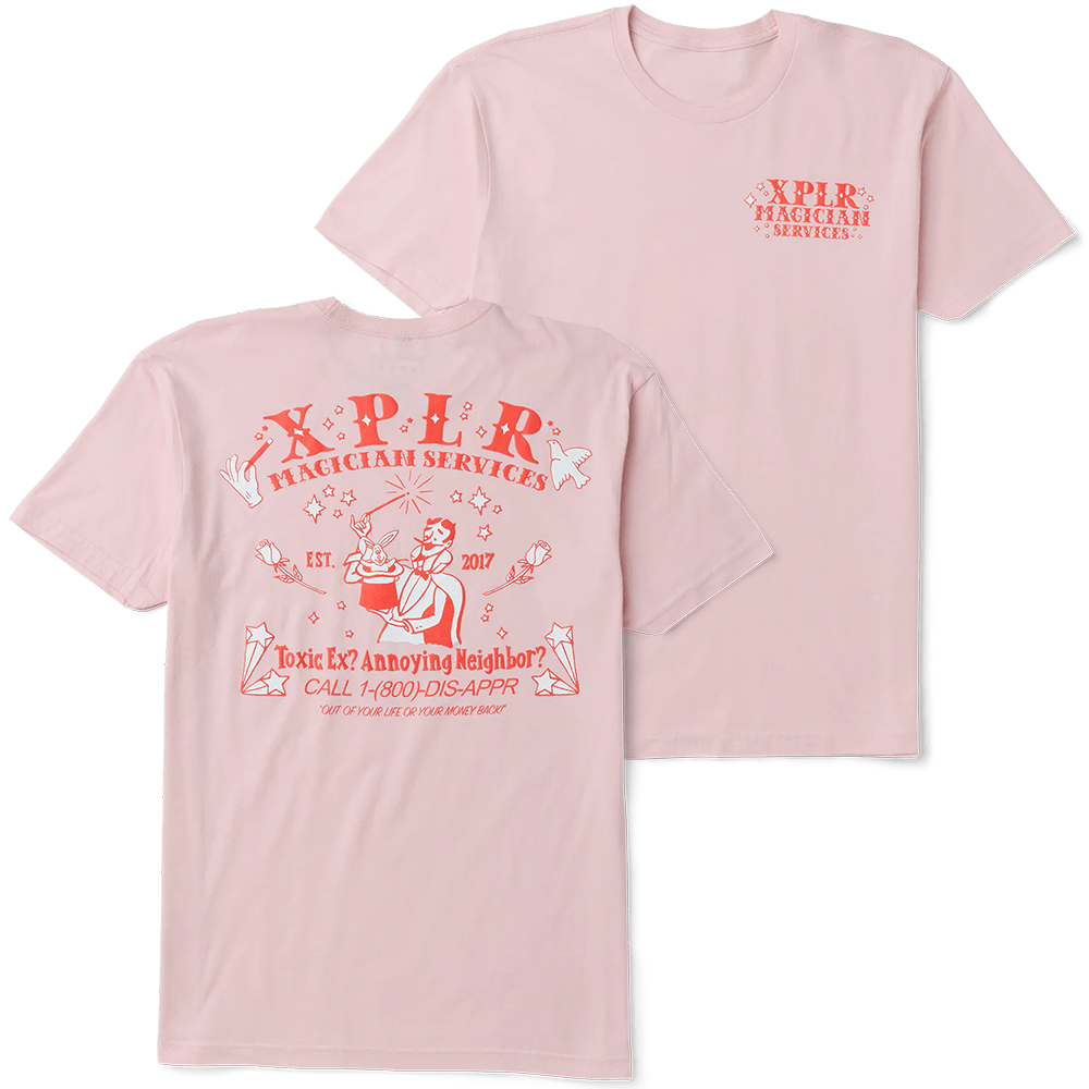 XPLR Merch Sam And Colby XPLR Magician Services T-Shirt Top Father's Day Gifts
