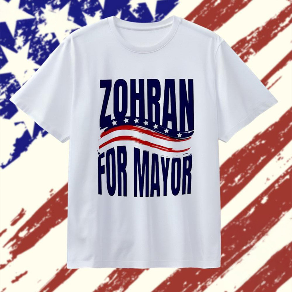 Zohran For Mayor Of New York Vote Zohran Say No To Cuomo Progressive Democrats Protest T-Shirt