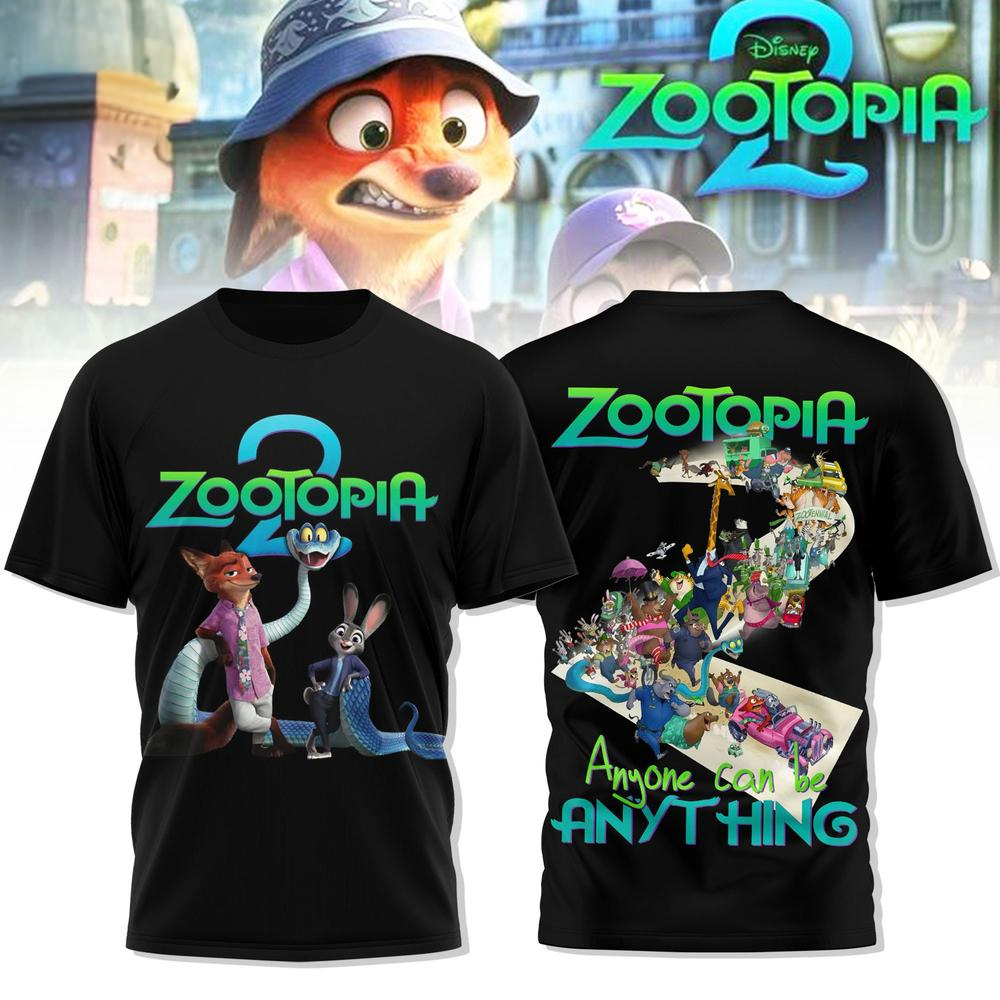 Zootopia 2 Disney Movie Shirt Zootopia Merch Fathers Day Presents For Movie Fans